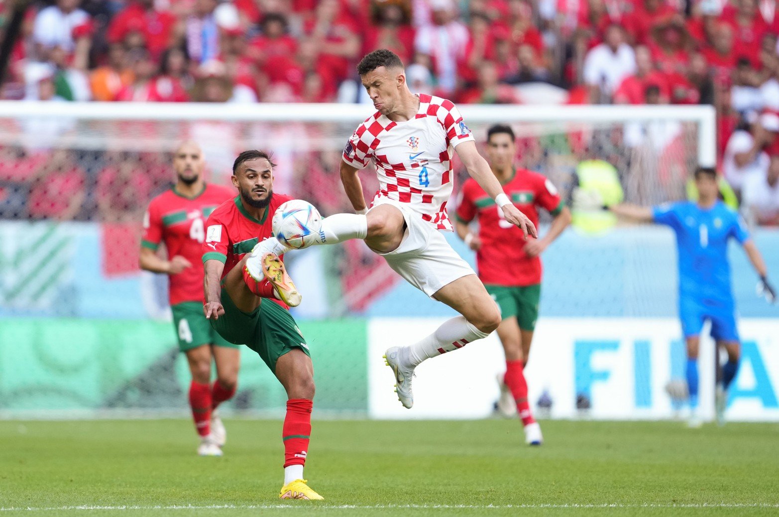 Por el grupo F, Marruecos y Croacia empataron 0 a 0. 