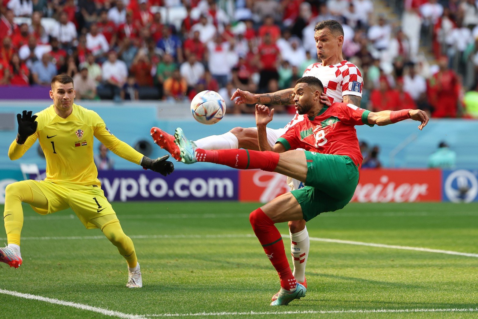 Por el grupo F, Marruecos y Croacia empataron 0 a 0. 