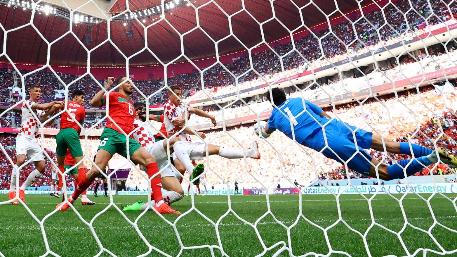 Por el grupo F, Marruecos y Croacia empataron 0 a 0. 