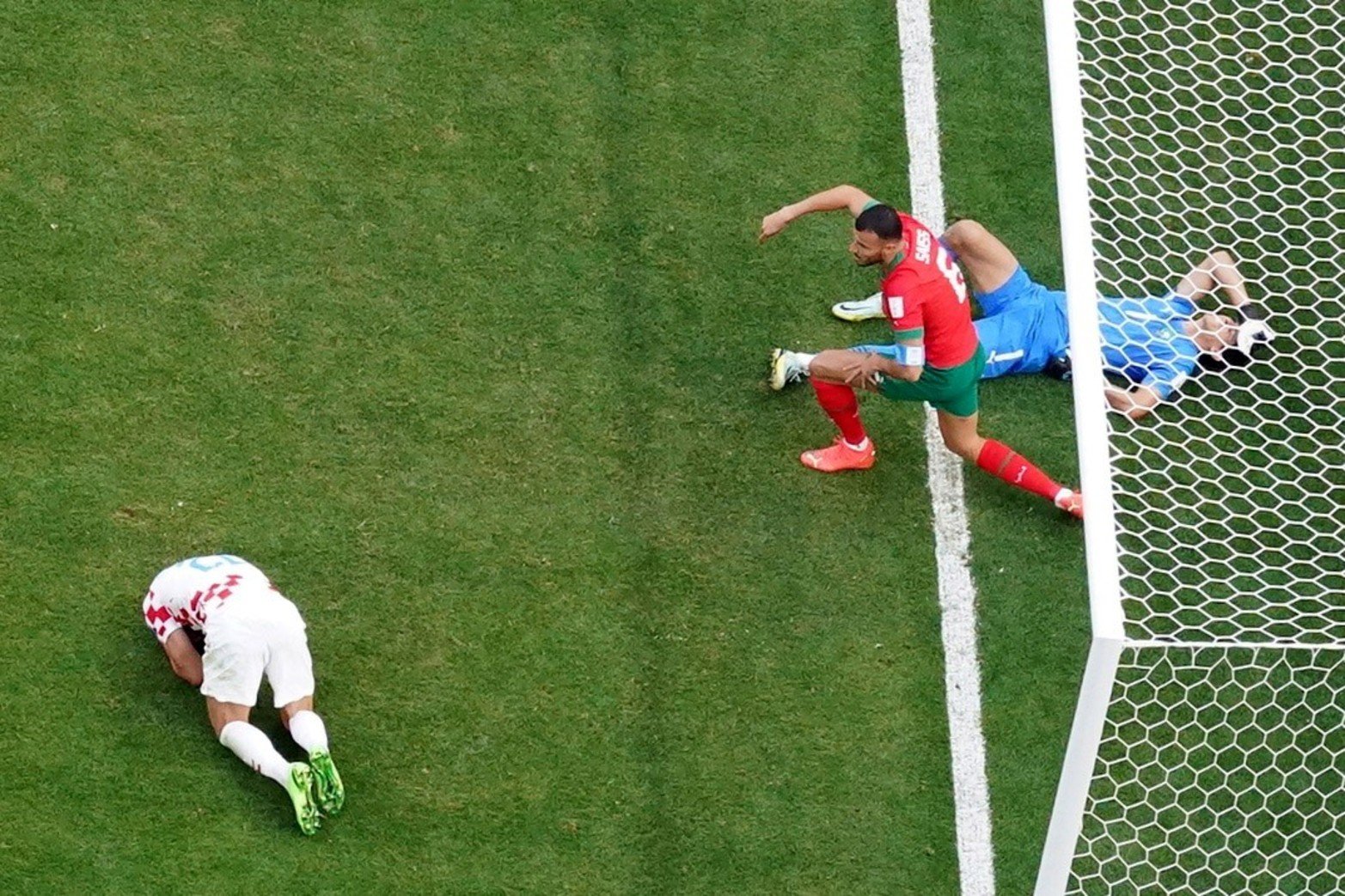 Por el grupo F, Marruecos y Croacia empataron 0 a 0. 