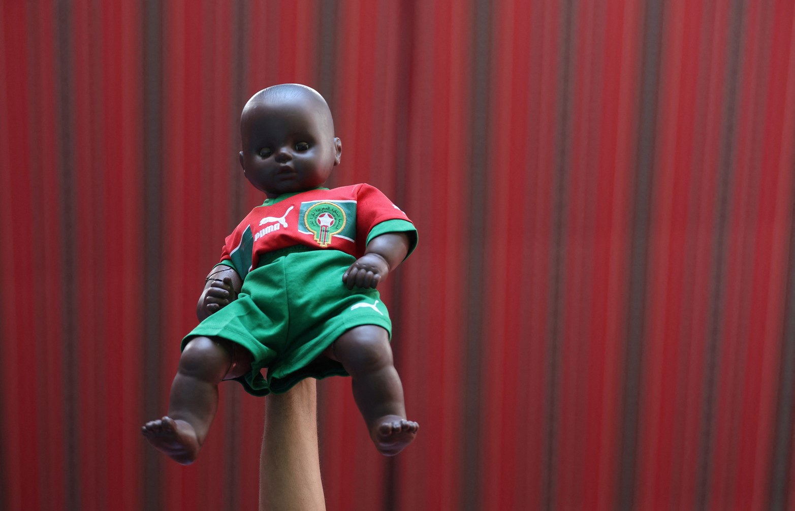 El Mundial de Fútbol que se disputa en  Qatar, brinda este particular color de los hinchas cuando juega cada selección. 