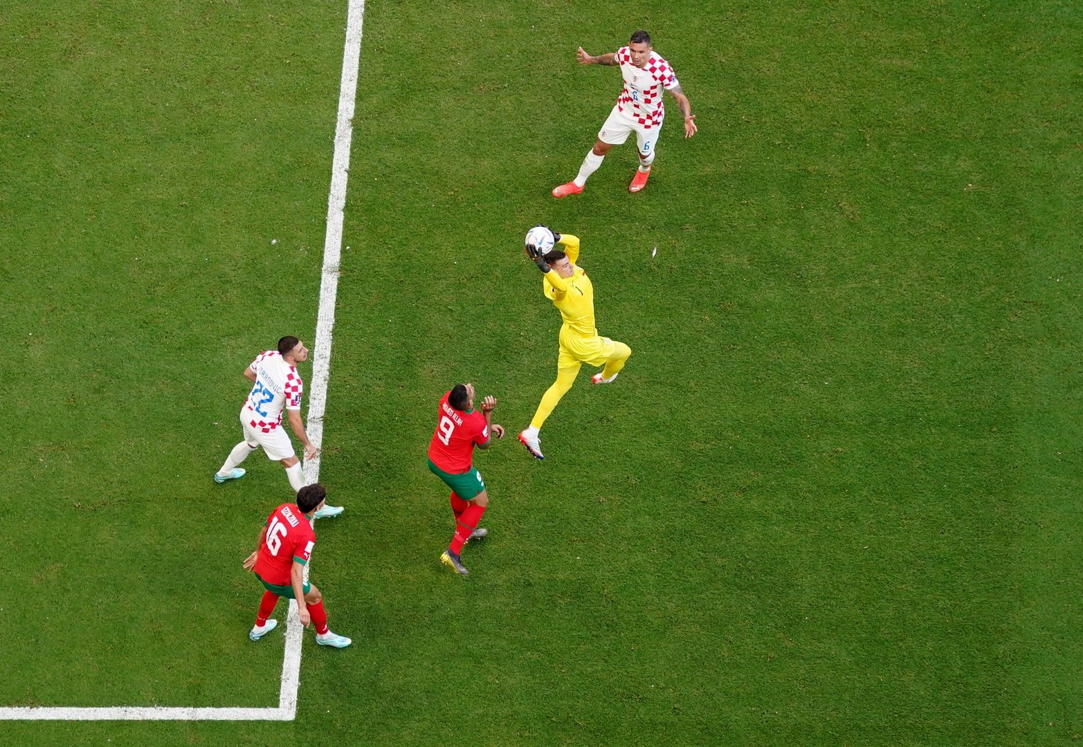 Por el grupo F, Marruecos y Croacia empataron 0 a 0. 