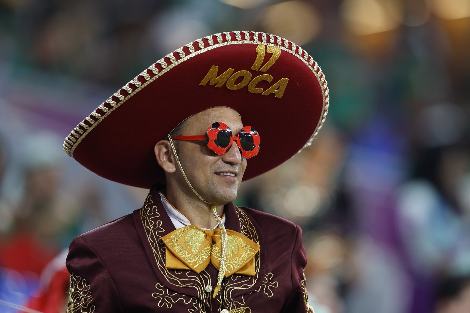 El Mundial de Fútbol que se disputa en  Qatar, brinda este particular color de los hinchas cuando juega cada selección. 
