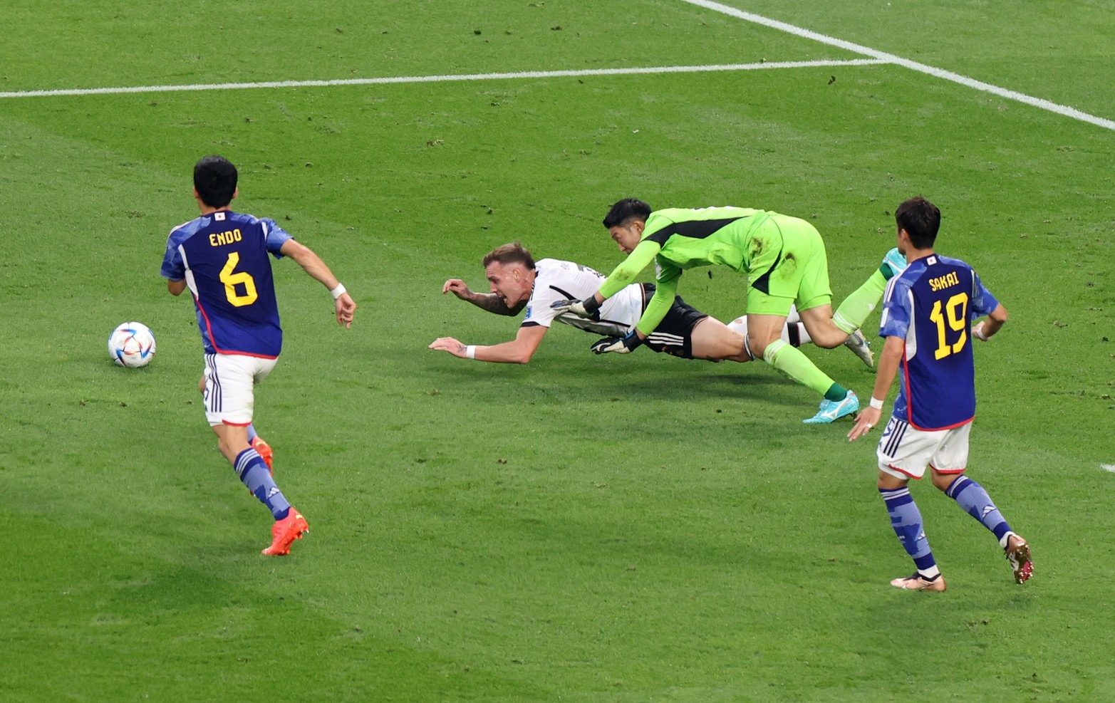 Alemania y Japón, juegan su partido inaugural en el Mundial de Fútbol en Qatar.