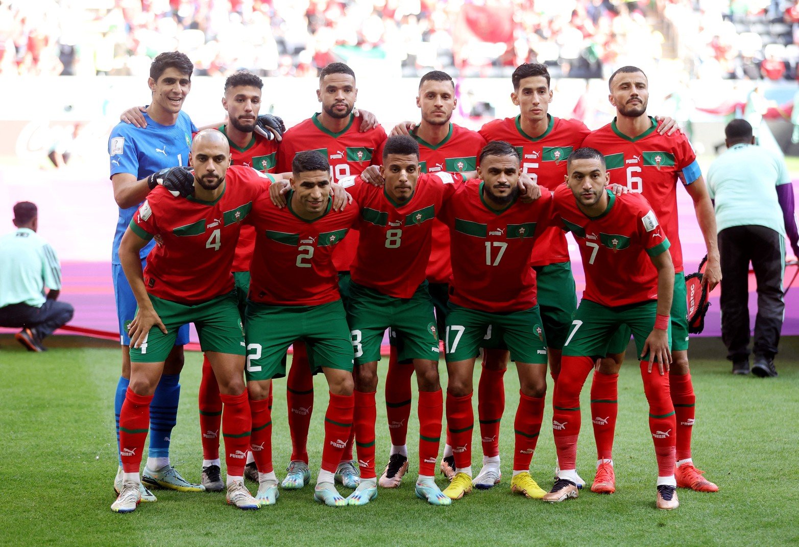 Por el grupo F, Marruecos y Croacia empataron 0 a 0. 