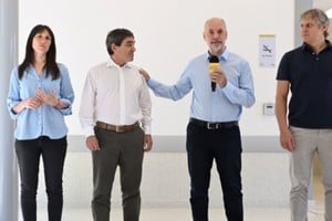 Quirós junto a Rodríguez Larreta.