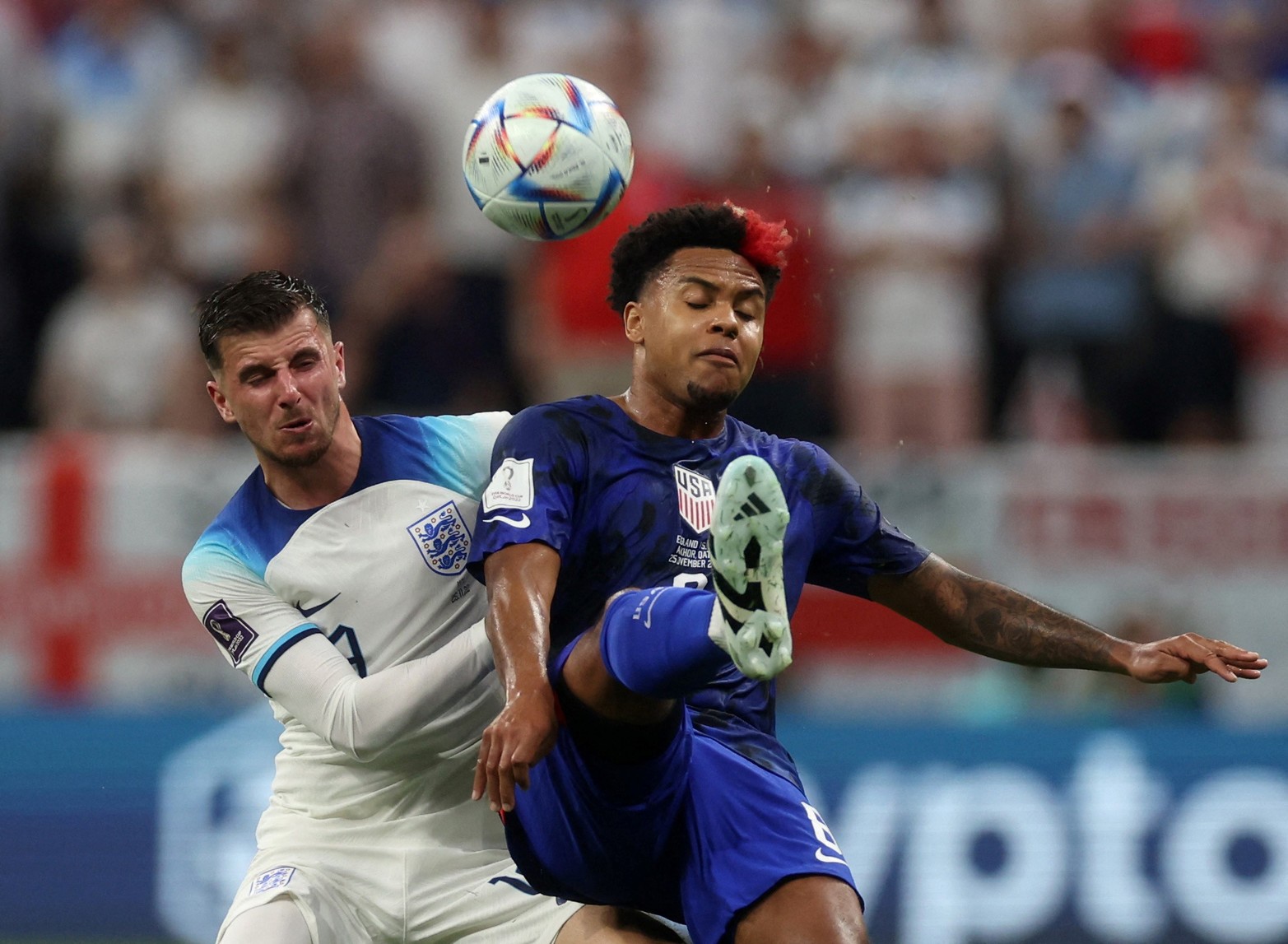 Por la segunda fecha del Grupo B, Inglaterra empató 0 a 0 con Estados Unidos.