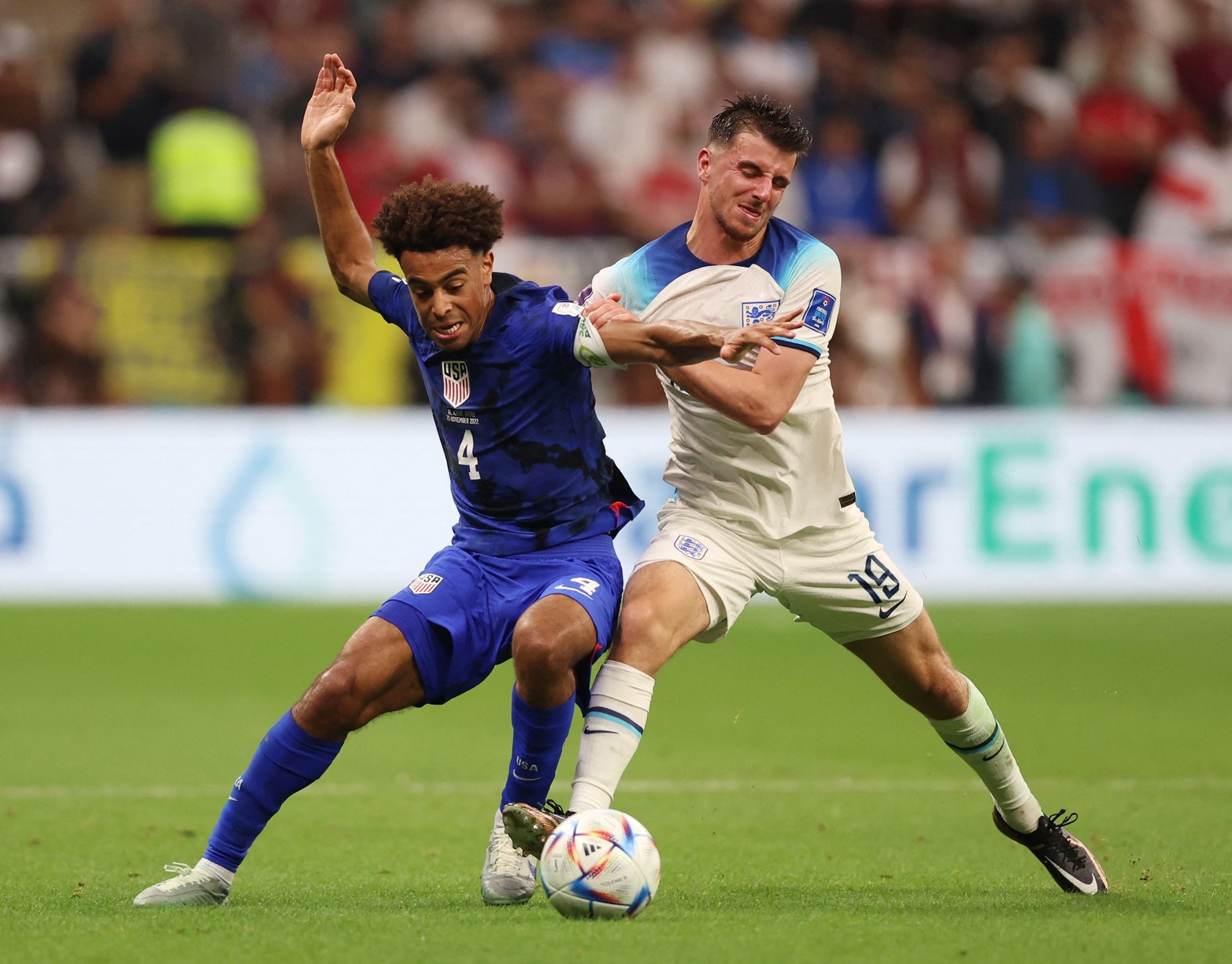 Por la segunda fecha del Grupo B, Inglaterra empató 0 a 0 con Estados Unidos.