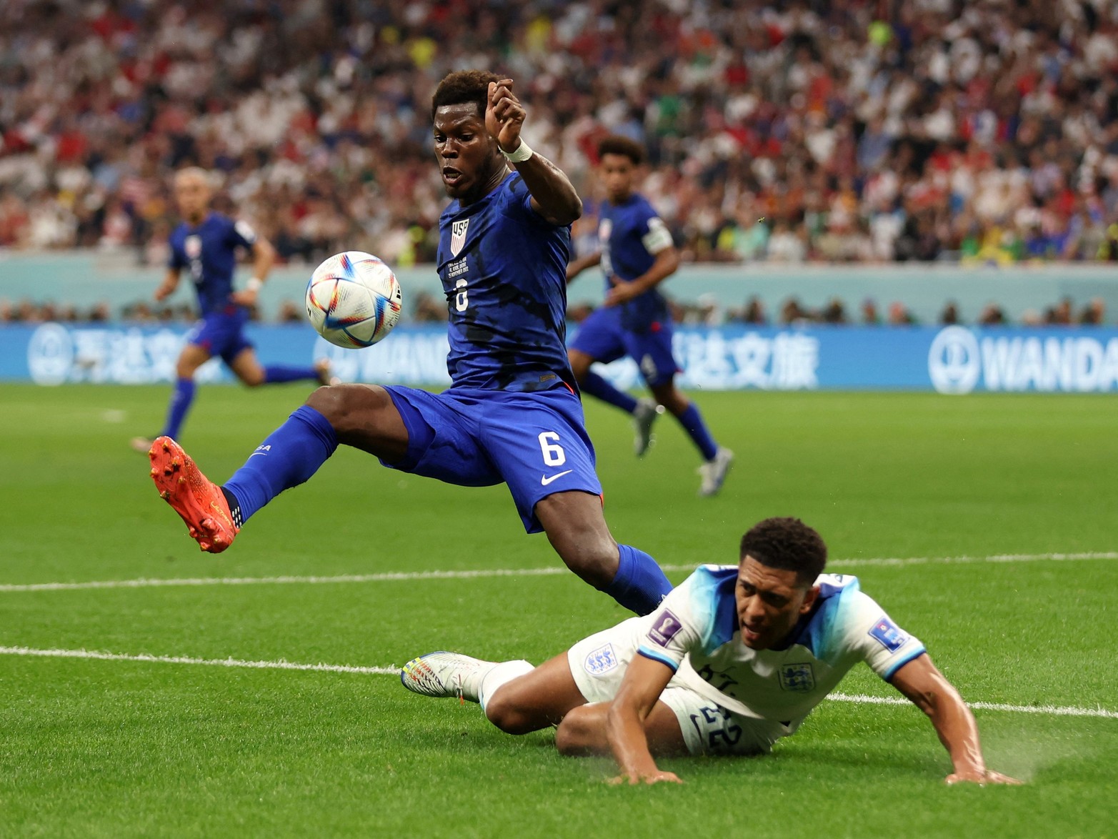 Por la segunda fecha del Grupo B, Inglaterra empató 0 a 0 con Estados Unidos.