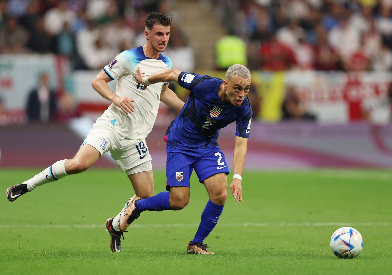 Por la segunda fecha del Grupo B, Inglaterra empató 0 a 0 con Estados Unidos.