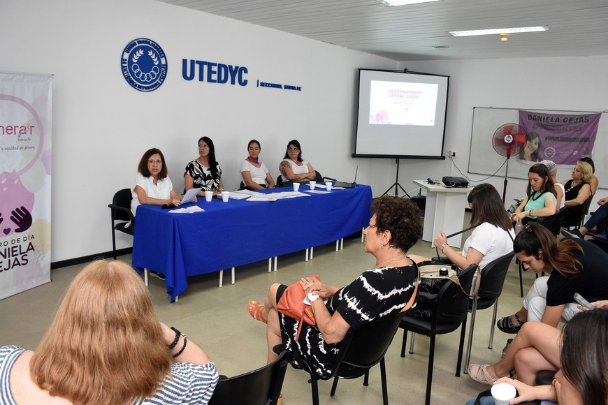 La presentación del informe se realizó este viernes, en coincidencia con el Día Internacional de lucha contra la violencia hacia las mujeres.  Crédito: Guillermo Di Salvatore.
