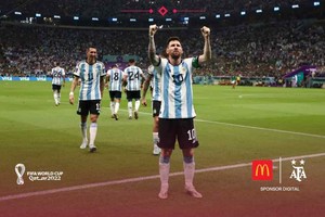 La foto del día: Argentina se recuperó de la mano de Lionel Messi