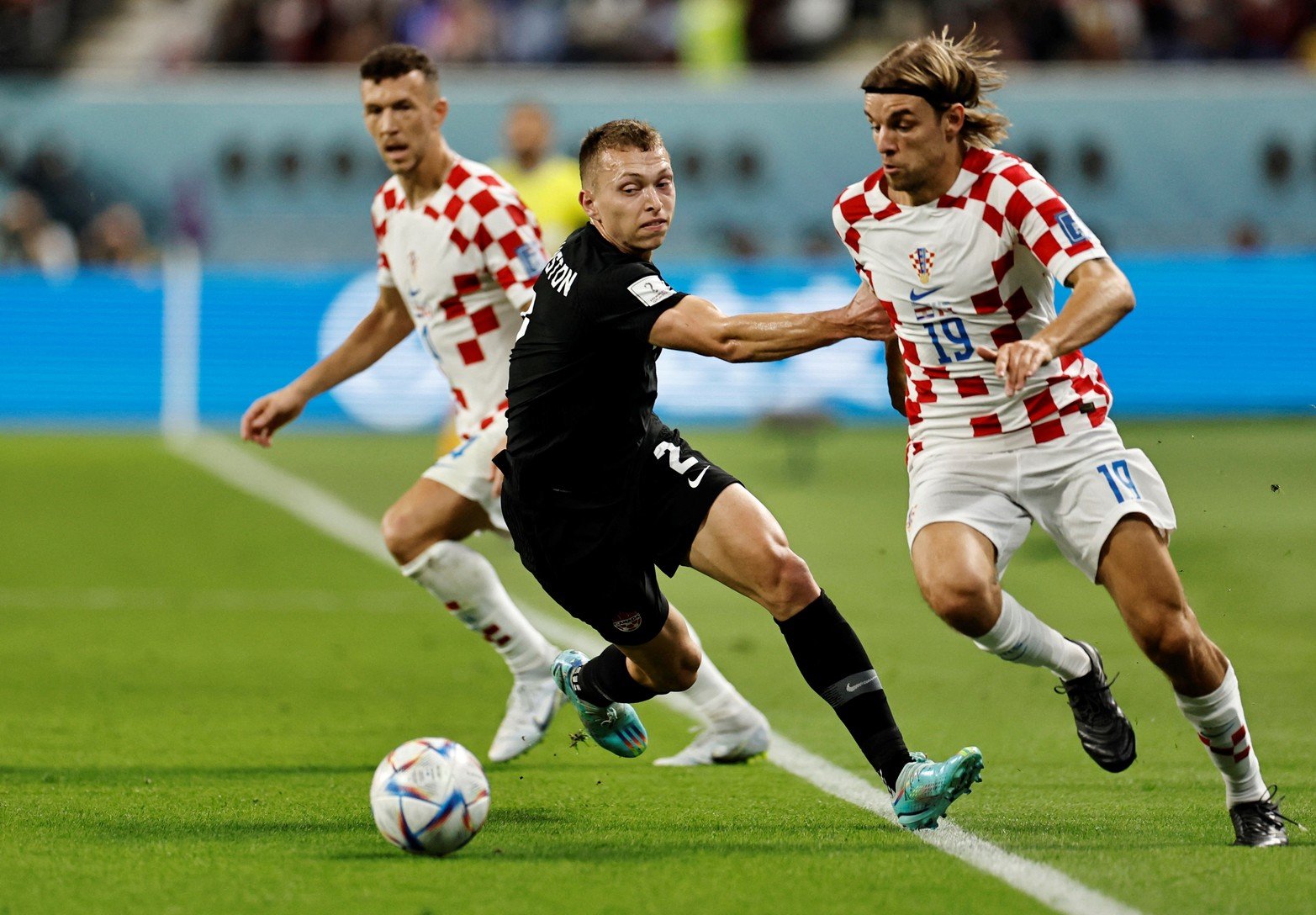 En el Grupo F, Croacia goleó 4 a 1 a Canadá y aumentó sus chances de clasificar a octavos de final.
