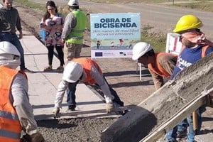 La inversión alcanza los $11 millones. El próximo tramo será en Calle 302 entre 301 y 311. Foto: El Litoral