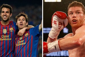 Fàbregas salió a bancar a su amigo Messi ante las críticas del boxeador Canelo.