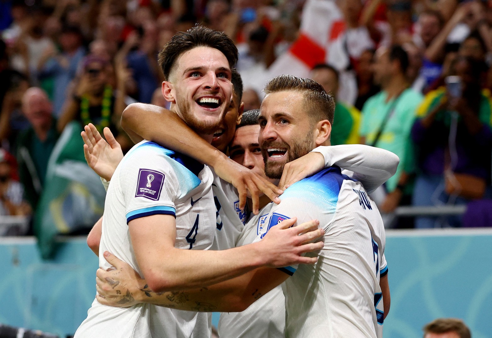 Inglaterra goleó a Gales y jugará con Senegal en octavos de final.