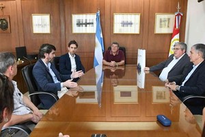 "La ciudad me parece estupenda. Cuando uno agarra el último tramo de ruta y se va aproximando al centro, ve que es una ciudad ordenada, limpia. Para mí es un placer venir acá", remarcó. Foto: Municipalidad