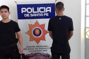 El imputado fue trasladado a la seccional 3ra. Crédito:  El Litoral.