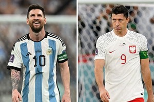 Messi y Lewandowski en uno de los duelos más esperados del Mundial. Crédito: Reuters
