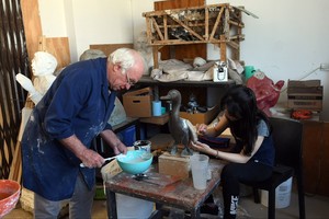 El municipio informó que está en marcha el plan para recuperar las aves de la fuente. 