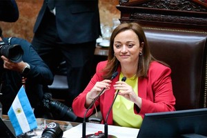 Cecilia Moreau asumió la presidencia de la Cámara tras la salida de Massa. Crédito: NA
