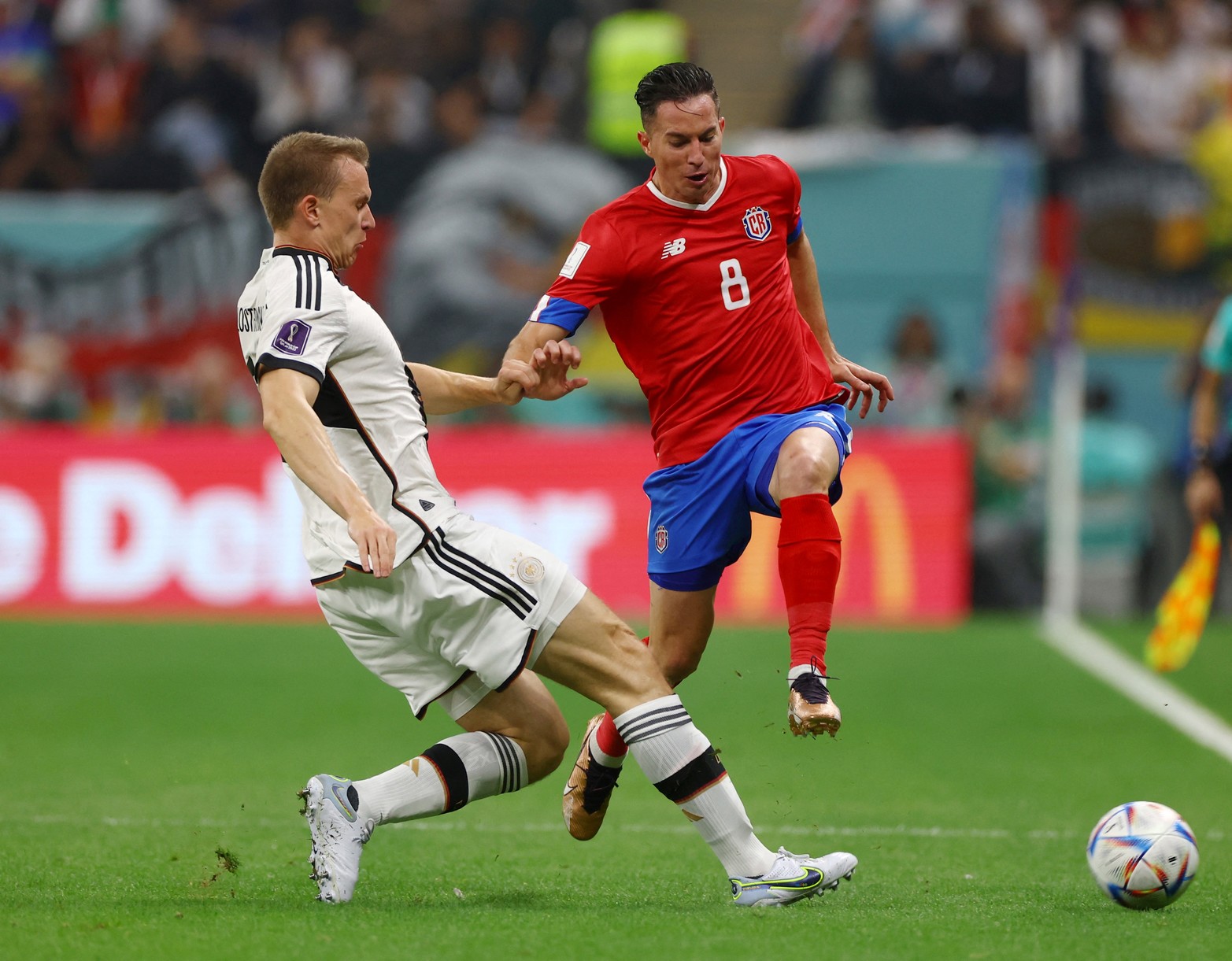 Alemania, a pesar de la victoria 4 a 2 frente a Costa Rica, quedó eliminada en primera ronda por segundo mundial consecutivo. 