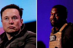 Elon Musk y Kanye West. Crédito: Reuters