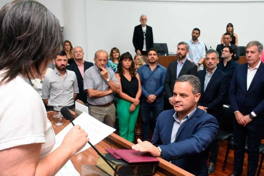 González presidente del Concejo. Crédito: Guillermo Di Salvatore