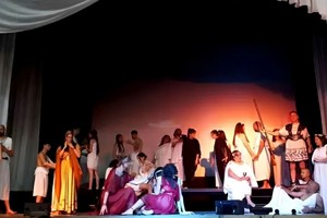 La agrupación Agrupación Coral Municipal Santo Tomé presentando la ópera “Dido & Aeneas” de Henry Purcell, el pasado 3 de noviembre.