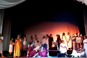 La agrupación Agrupación Coral Municipal Santo Tomé presentando la ópera “Dido & Aeneas” de Henry Purcell, el pasado 3 de noviembre.