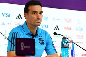 Soccer Football - FIFA World Cup Qatar 2022 - Argentina Press Conference - Main Media Center, Doha, Qatar - December 2, 2022
Argentina coach Lionel Scaloni during the press conference REUTERS/Gareth Bumstead
