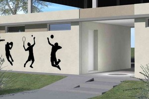 "Estos trabajos forman parte del proyecto de continuación del gimnasio, por ello queremos darle continuidad a esa obra fundamental para el desarrollo de la actividad física en instituciones educativas del pueblo, en este espacio recreativo deportivo que tiene San Jerónimo del Sauce. Y para ellos los vestuarios son muy necesarios”. Foto: Archivo