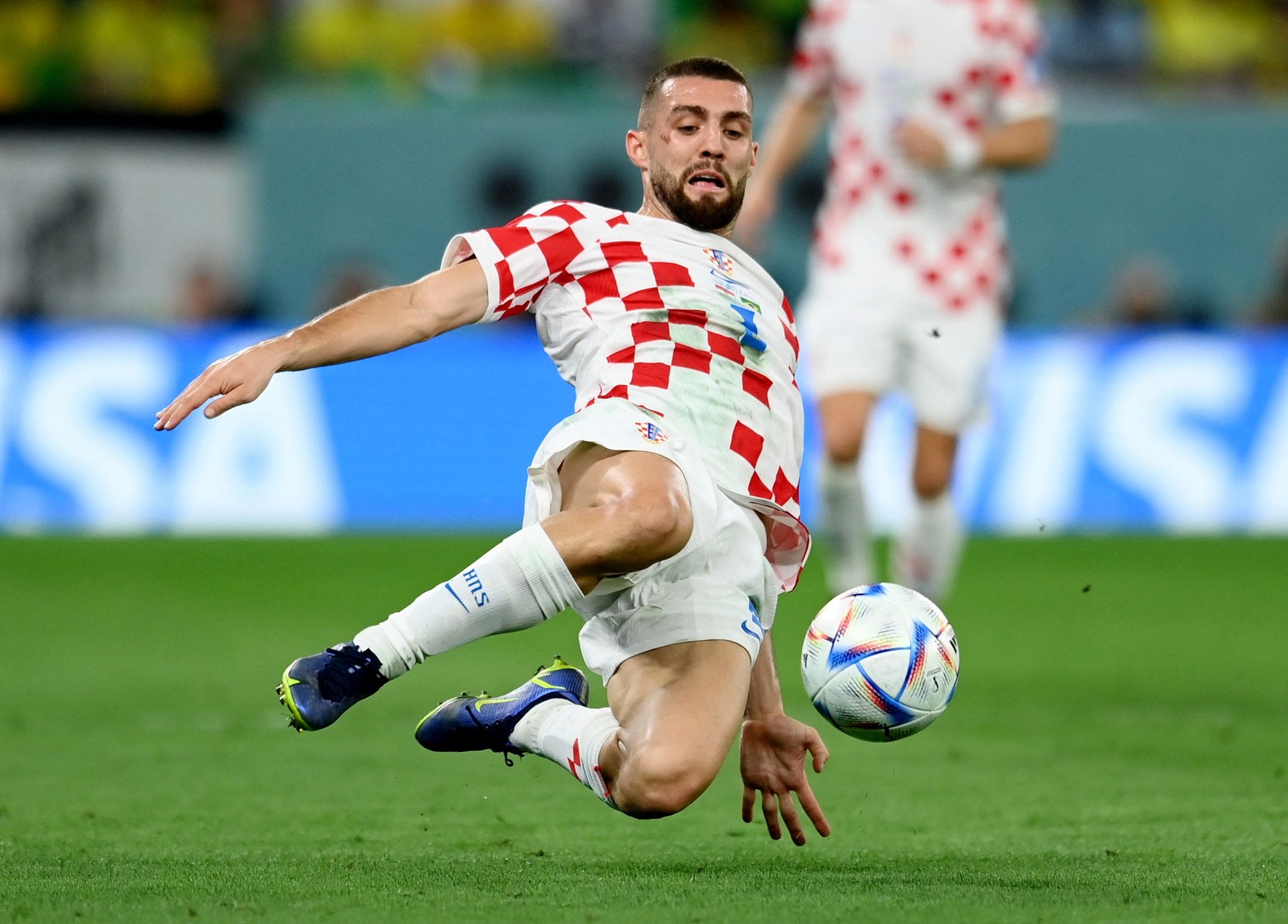 Por la fase de cuartos de final de la Copa del Mundo, Brasil y Croacia juegan su partido.