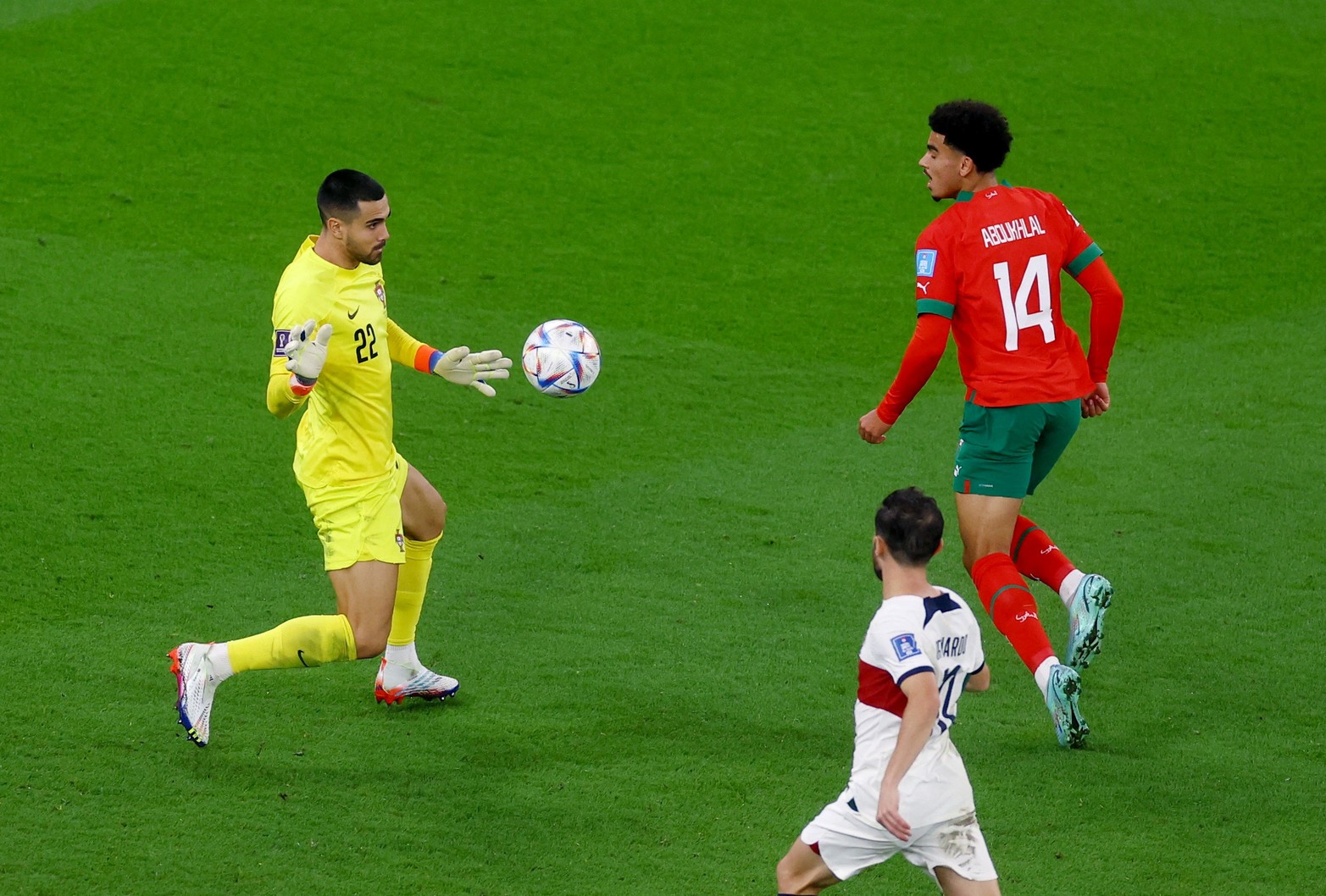 Por cuartos de final, Marruecos le ganó 1 a 0 a Portugal y entró a la semifinal.