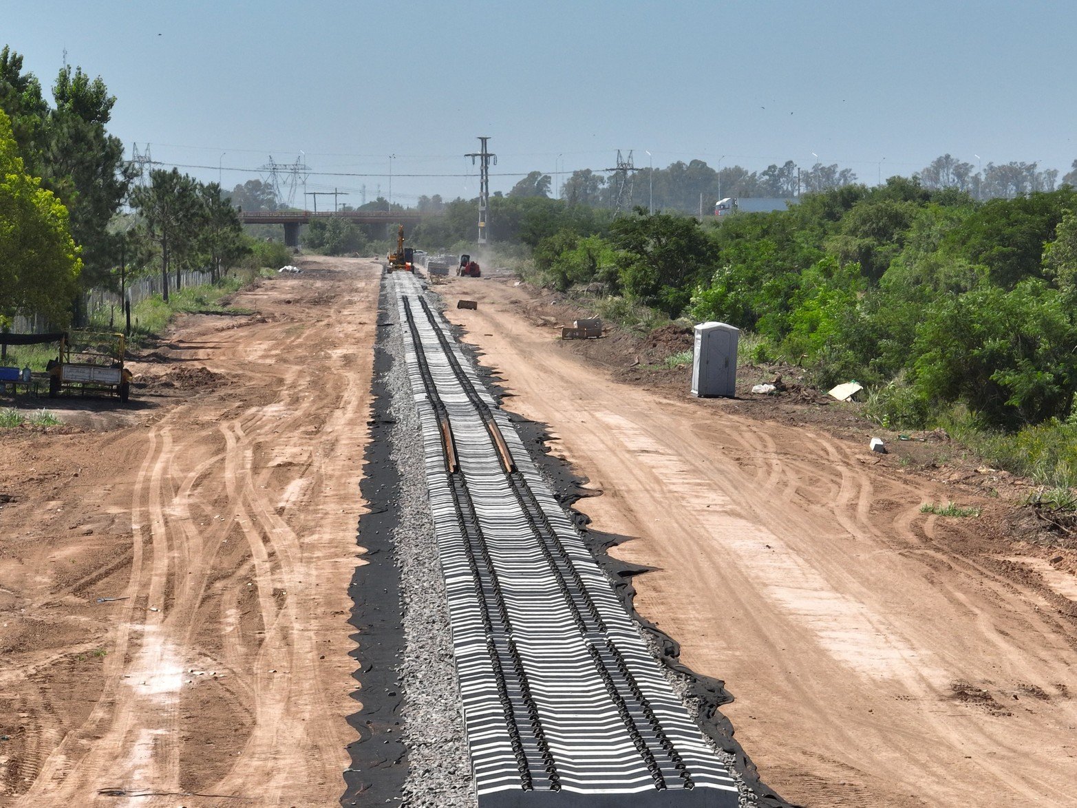 Así luce la obra, desde el drone de El Litoral. Crédito: Fernando Nicola