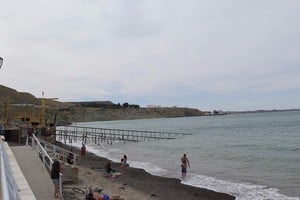 La costanera de Comodoro Rivadavia en Chubut.