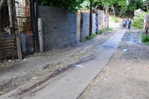 Zona en la que ocurrió el crimen. Crédito: Marcelo Manera