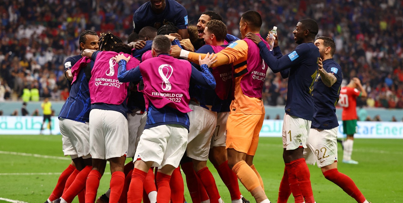 Francia venció a Marruecos y será el rival de Argentina en la final de la Copa del Mundo