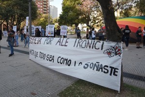 Pedido de justicia por el crimen de Alejandra Ironici. Crédito: Pablo Aguirre / Archivo El Litoral