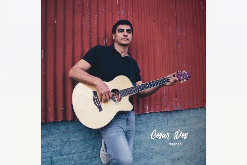 Portada de "Orígenes", álbum debut de César Des