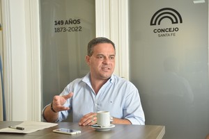 El titular del Concejo valora los entendimientos alcanzados en el cuerpo para ordenanzas claves como Presupuesto o nocturnidad. Foto: Flavio Raina. 