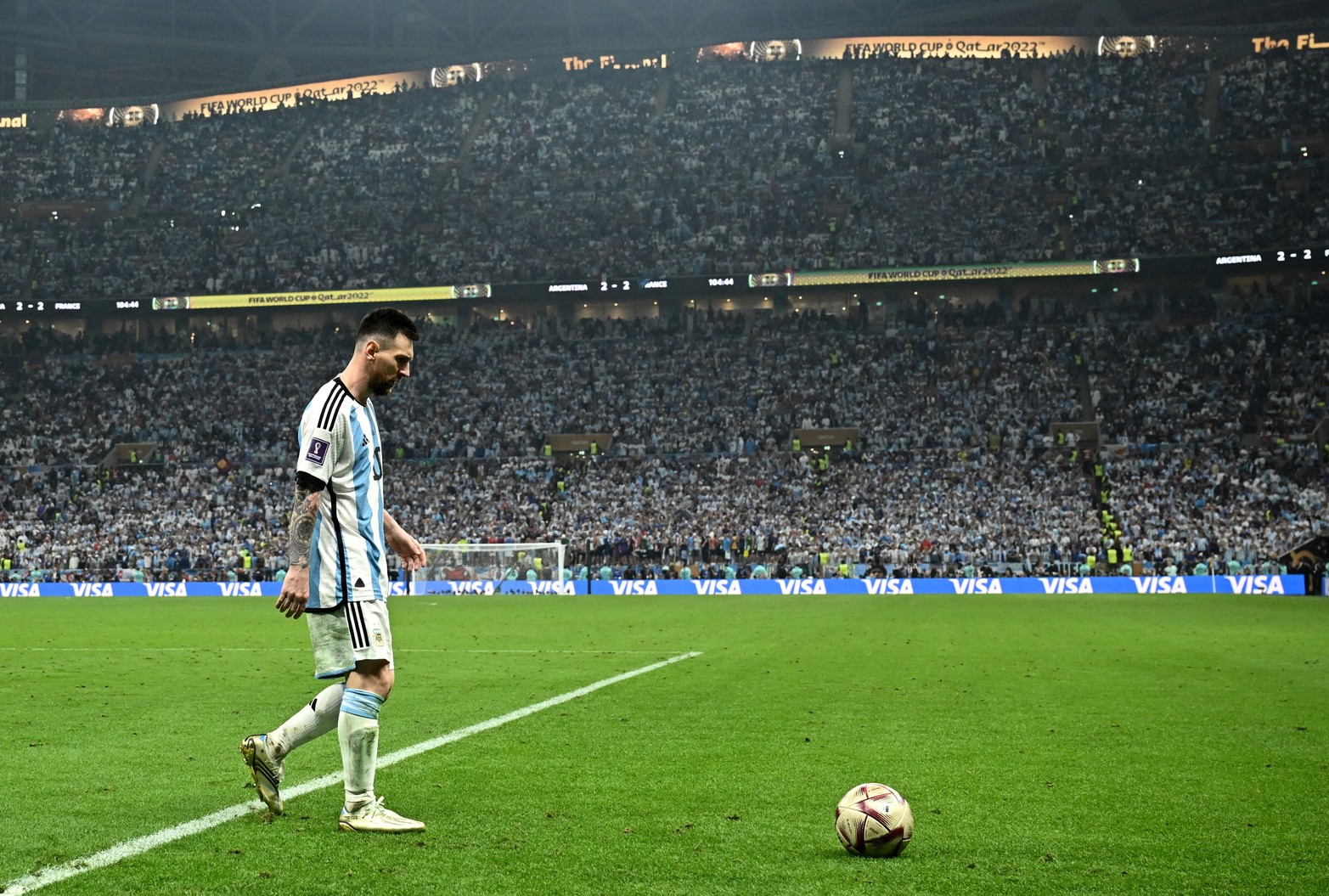 Argentina juega ante Francia la final de la Copa del Mundo de Fútbol.