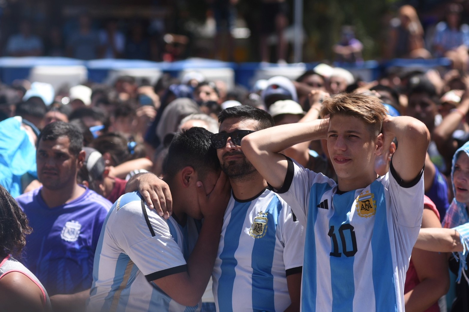 Los festejos en Santa Fe. Argentina campeón mundial luego de 36 años. Foto Pablo Aguirre
