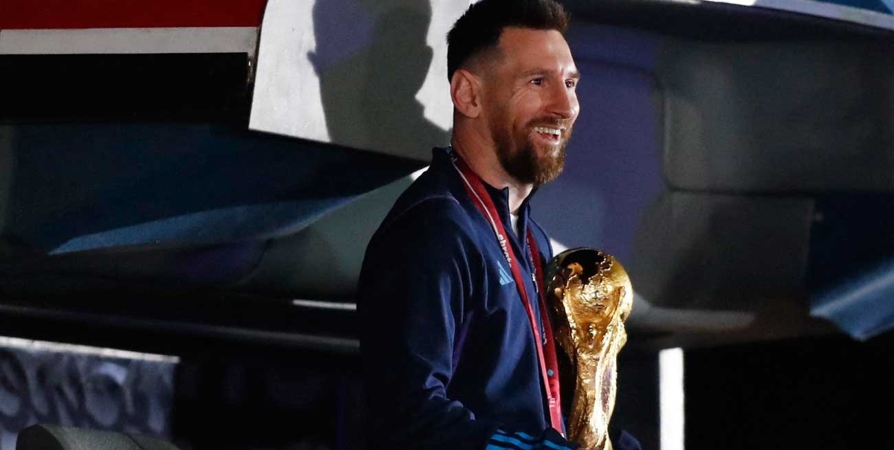 Los campeones del Mundo ya están en Argentina con la Copa