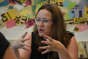 Cecilia Alemany, directora Regional Adjunta de ONU Mujeres para las Américas y el Caribe.  Crédito: Luis Cetraro.