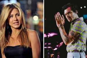 Jennifer Aniston y Harry Styles.