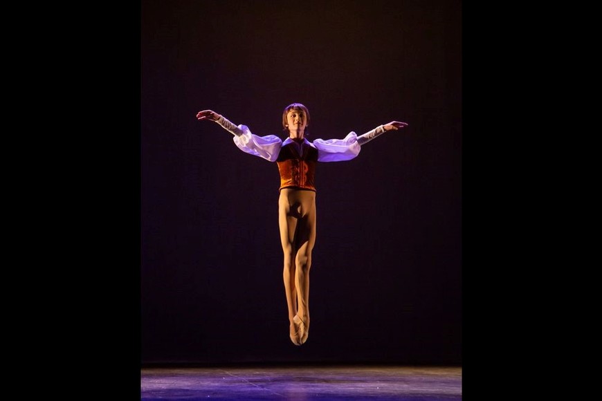 Jeremías Azvalinsky  en el Teatro Municipal. Foto: Leonardo Gregoret