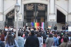 Apenas ocurrió el transfemicidio de Alejandra Ironici, en agosto 2022, hubo marchas para exigir justicia. Crédito: Luis Cetraro