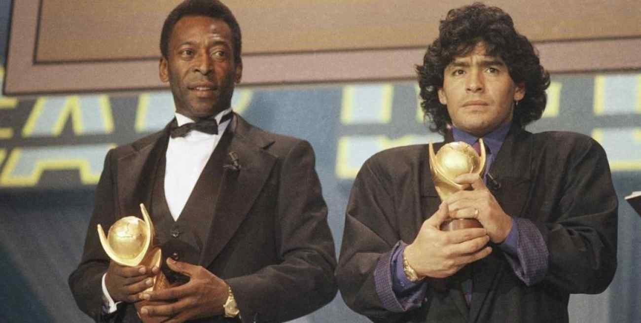 La carta que escribió Pelé el día del fallecimiento de Diego Maradona: "Espero que juguemos juntos en el cielo"