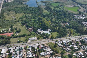 Vista aérea del Jardín Botánico. Crédito: Fernando Nicola / Archivo El Litoral